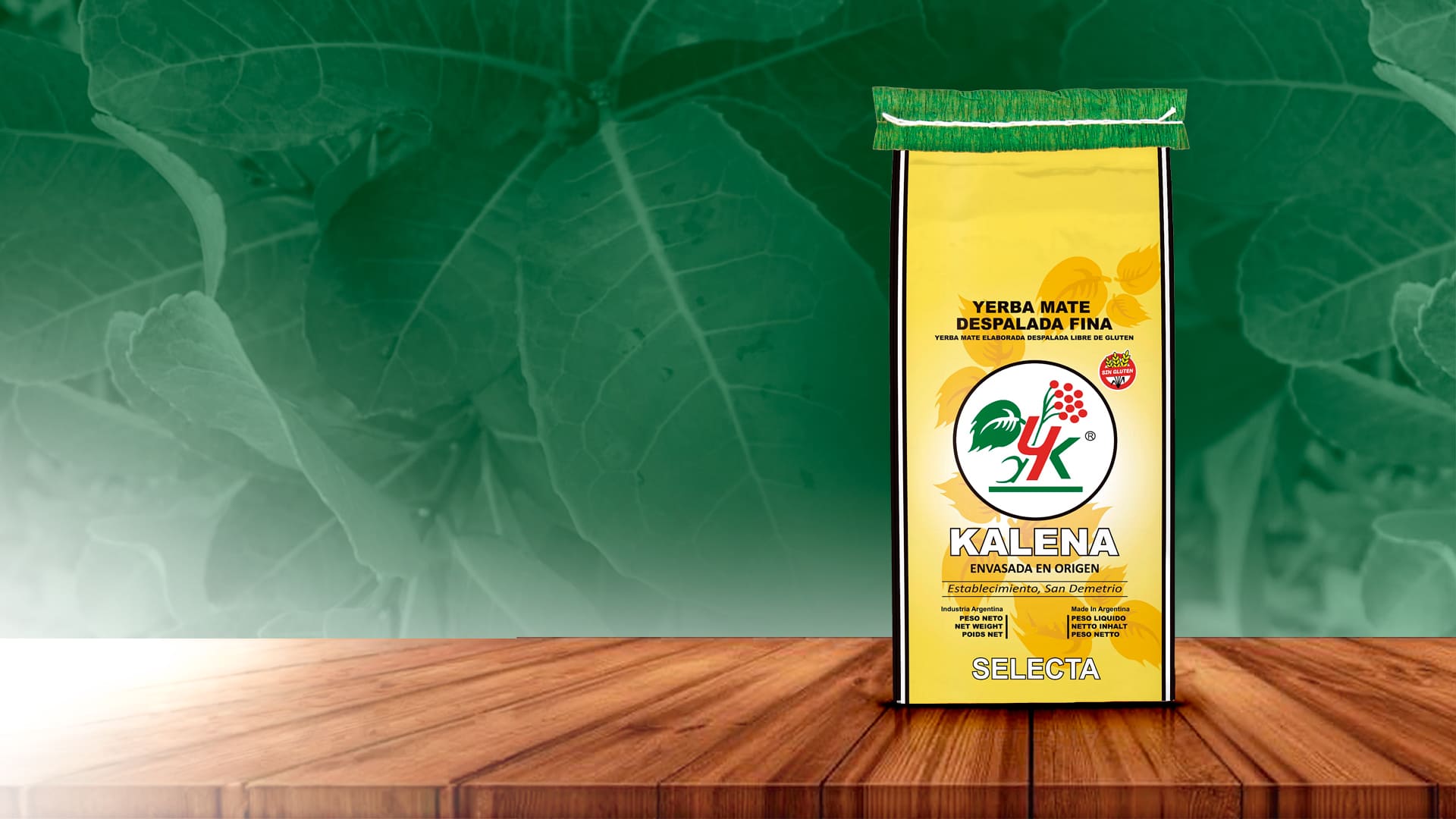 Lanzamiento Yerba Mate Kalena Nueva Molienda Despalada Fina Selecta