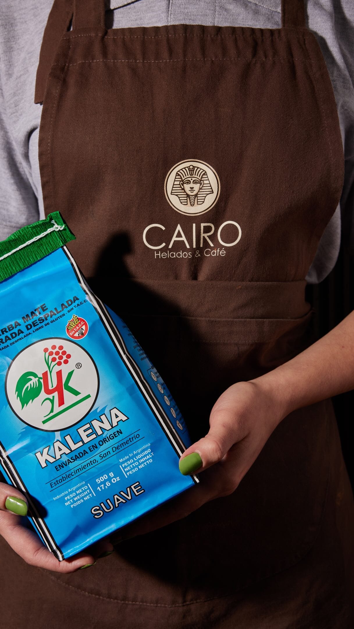 Yerba Mate Kalena - Instagram: Despalada en Cairo Helados & Café